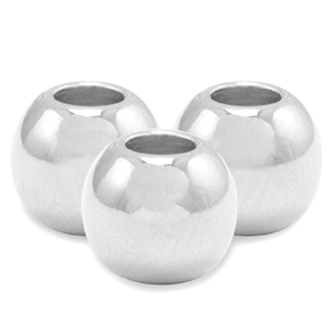 Perles en m&eacute;tal DQ 2.5mm Argent&eacute; antique (sans nickel)