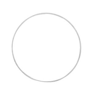 Appr&ecirc;ts en m&eacute;tal DQ anneau ferm&eacute; 25mm Argent&eacute; antique (sans nickel)