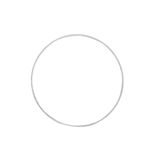 Appr&ecirc;ts en m&eacute;tal DQ anneau ferm&eacute; 20mm Argent&eacute; antique (sans nickel)