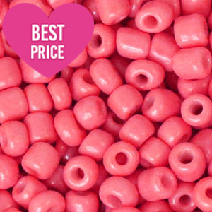 Perles de rocailles 6/0 (4mm) Rose magenta	