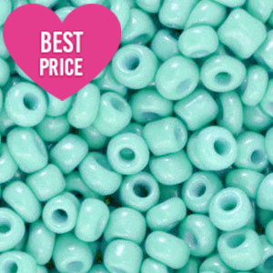 Perles de rocailles 8/0 (3mm) Bleu port