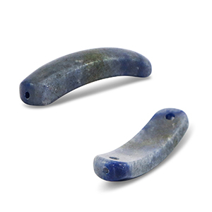 Pierres naturelles connecteur Quartz Bleu