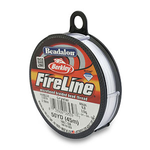 Beadalon Stringing Wire Fireline 0.18mm Blanc