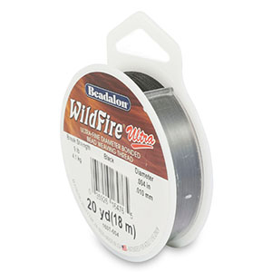 Beadalon Stringing Wildfire Ultra 0.10mm Noir
