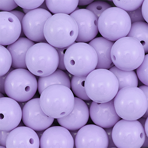 DQ Perles acryliques 16 mm Lilas pastel