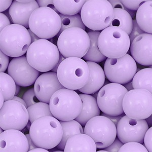 DQ Perles acryliques 10 mm Lilas pastel