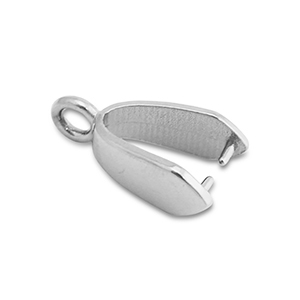 Appr&ecirc;ts en acier Inox b&eacute;li&egrave;re pour breloque Argent&eacute;