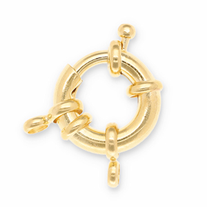 Appr&ecirc;ts en m&eacute;tal DQ Eco-brass&reg; fermoir bou&eacute;e Dor&eacute; (sans nickel)