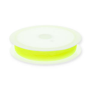 Fil &eacute;lastique 0.5mm Jaune n&eacute;on