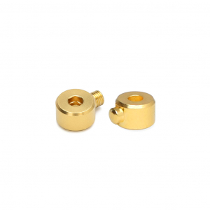 Appr&ecirc;ts en m&eacute;tal DQ Eco-brass&reg; perles &agrave; &eacute;craser tube Dor&eacute; (sans nickel)