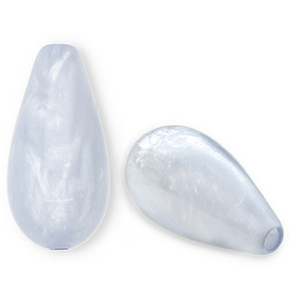 Perles Polaris Elements en forme de goutte Polmo Bleu ciel