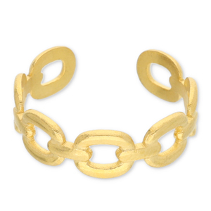 Bagues en acier Inox Dor&eacute;