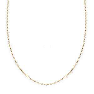 BY31&reg; Colliers en acier Inox cha&icirc;ne maille Dor&eacute;