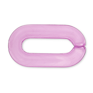 Cha&icirc;ne en acrylique 20 mm maillons s&eacute;par&eacute;s Violet lavande