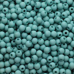 Perles acryliques 4 mm Vert aqua