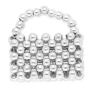 Pendentifs accroche-regard sac &agrave; main Argent&eacute;