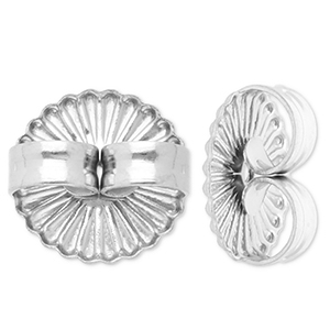 Appr&ecirc;ts en acier inox papillons boucles d'oreilles Argent&eacute;