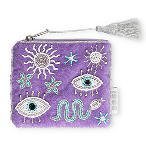 BY31&reg; Trousse mystique Violet-blanc-bleu turquoise-argent&eacute;