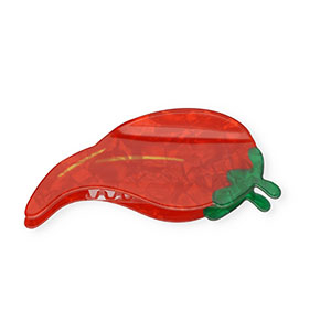 Accessoires pour cheveux pince &agrave; cheveux piment Rouge nacr&eacute;-vert nac&eacute;-dor&eacute;