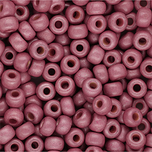 Perles de rocailles Miyuki 6/0 Matted Duracoat Galvanized Hot Pink 6-4210F