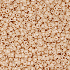 Perles de rocailles Miyuki 11/0 Ceylon Light Caramel Beige 11-593
