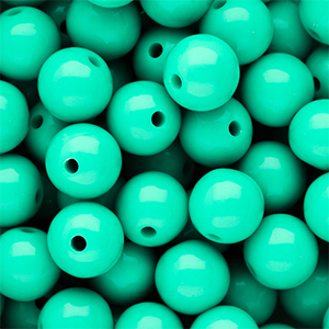 DQ Perles acryliques 14 mm brillant Cabbage green 13-5714 TCX