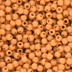 DQ Perles acryliques 6 mm brillant Chamois orange 15-1145 TCX