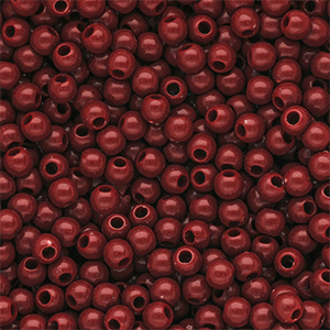 DQ Perles acryliques 4 mm brillant Salsa 18-1657 TCX