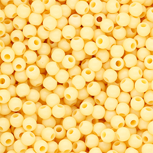 DQ Perles acryliques 4 mm brillant Pastel yellow 11-0616 TPG