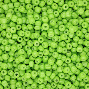 Perles de rocailles 8/0 (3 mm) Vert lime