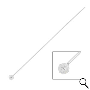 BY31&reg; Appr&ecirc;ts en acier inox clous &agrave; t&ecirc;te boule 70 mm Argent&eacute;