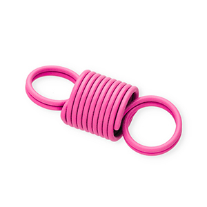 Appr&ecirc;ts color&eacute;s connecteur &agrave; ressort spirale Rose fonc&eacute;
