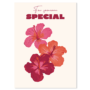 BY31&reg; Cartes &agrave; bijoux "For someone special" Blanc cass&eacute;-rouge bordeaux-rouge corail-rose