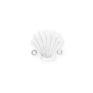 Appr&ecirc;ts en acier Inox connecteur coquille Argent&eacute;