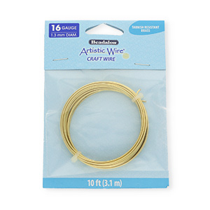 16 Gauge Artistic Wire Laiton anti-ternissement