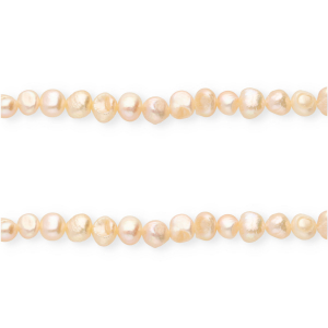 Perles d'eau douce imparfaites nugget 5-6mm Rose coquillage