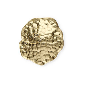 Pendentifs accroche-regard organique rond Dor&eacute;