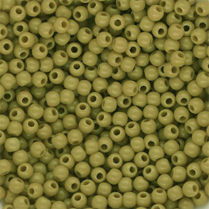 DQ Perles acryliques 4 mm brillant Vert olive