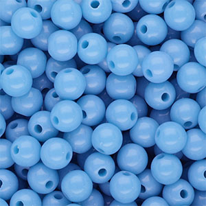 DQ Perles acryliques 8 mm brillant Bleu