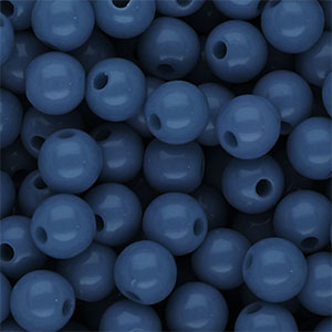 DQ Perles acryliques 10 mm brillant Bleu sarcelle
