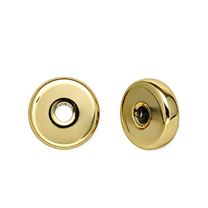 Perles acryliques rondelle Dor&eacute;