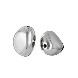 Perles acryliques ovale Perles acryliques ovale Argent&eacute;
