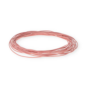 Cuir rond&nbsp;1&nbsp;mm Rose clair