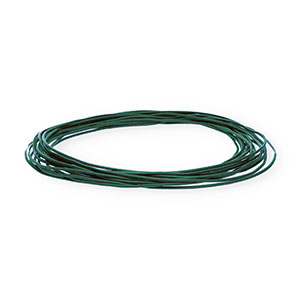 Cuir rond&nbsp;1&nbsp;mm Vert sarcelle fonc&eacute;