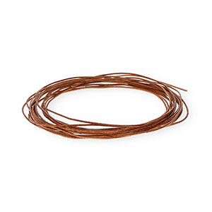 Cuir rond&nbsp;1&nbsp;mm Marron