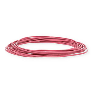 Cuir rond&nbsp;1,5&nbsp;mm Rose