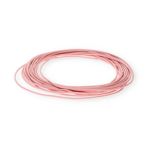 Cuir rond&nbsp;1,5&nbsp;mm Rose clair