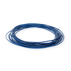 Cuir rond&nbsp;1,5&nbsp;mm Bleu fonc&eacute;