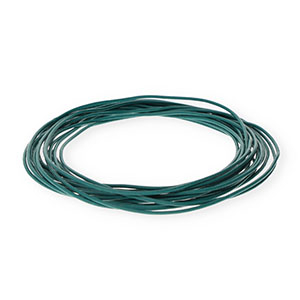 Cuir rond&nbsp;1,5&nbsp;mm Vert sarcelle fonc&eacute;