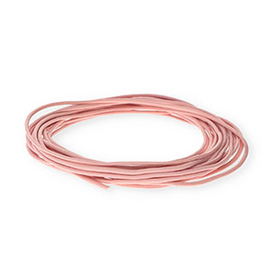 Cuir rond&nbsp;2&nbsp;mm Rose clair